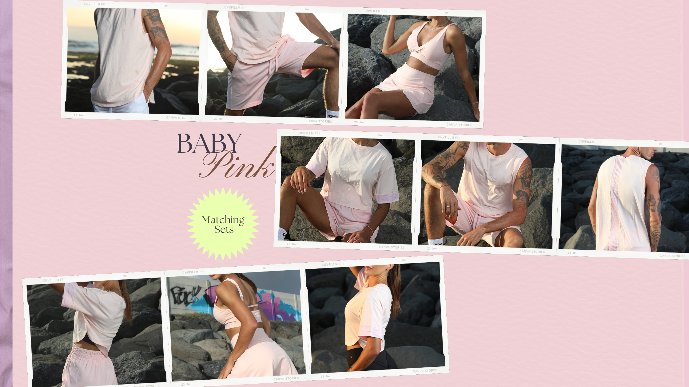 Happy Pink
Matching Sets