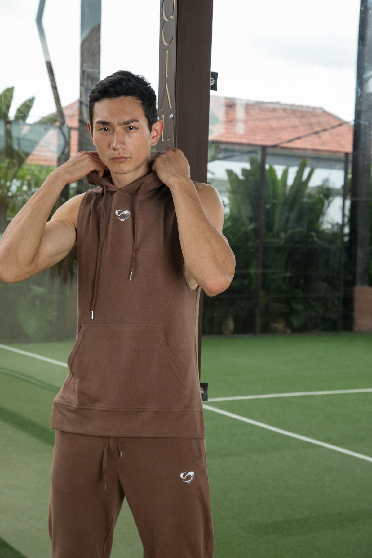 Unisex Sleeveless Hoodie - Comfortable Hoodie - SandActive