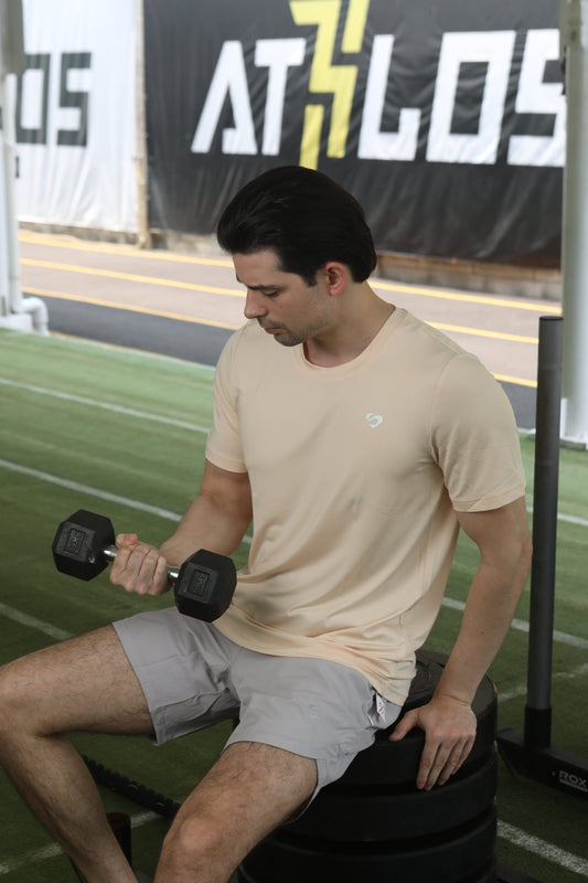 Men's Peach T-Shirt - Men's Everyday T-shirt Peach - SandActive