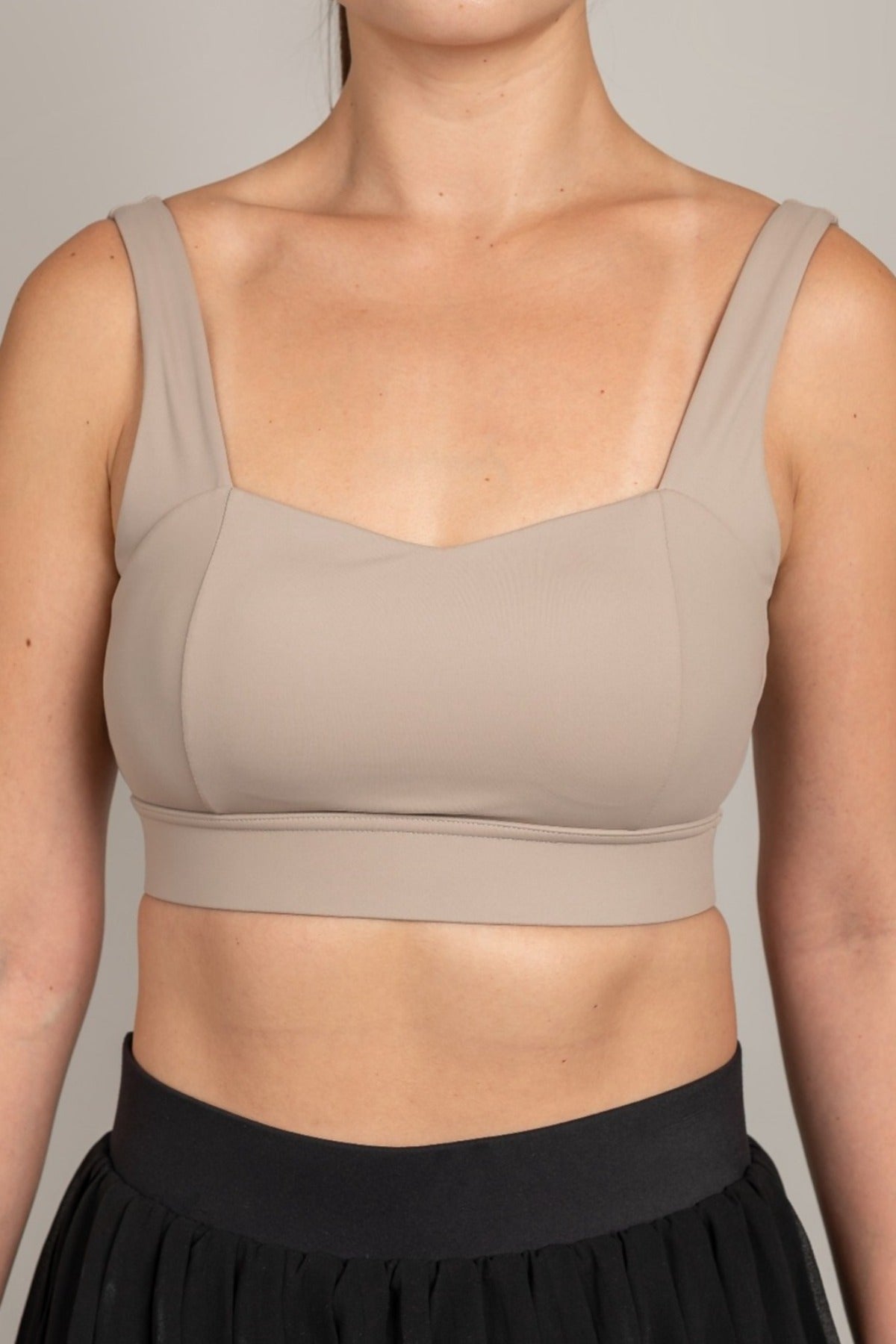 LUXE U-Back Sports Bra - Light Taupe - SandActive