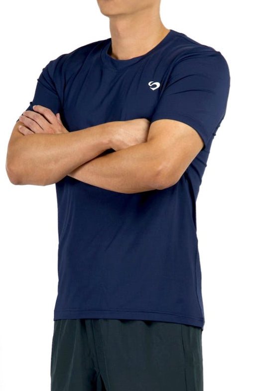 Men's Navy Blue T-shirt - Breathable & Comfortable - SandActive