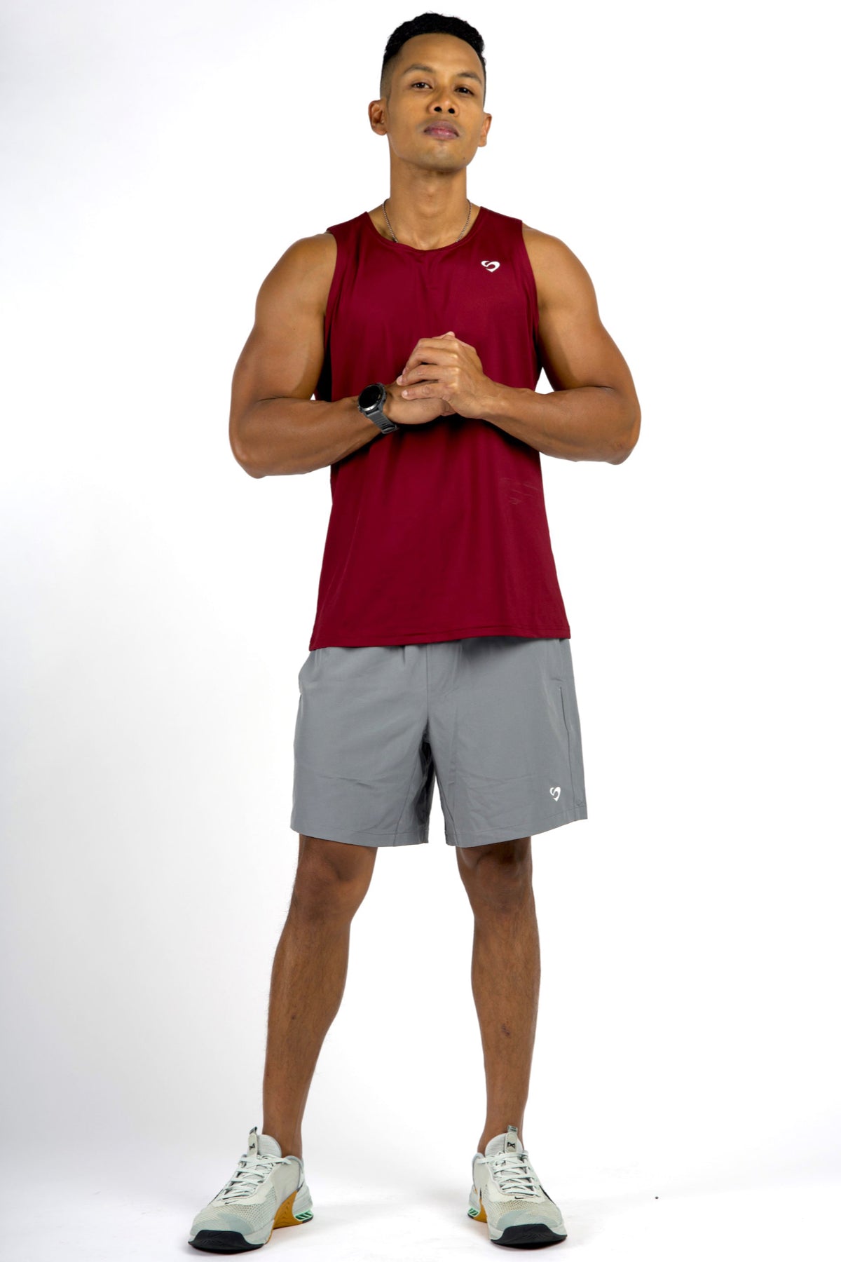 Men's Maroon Tank - Men's Everyday Tank Maroon - SandActive