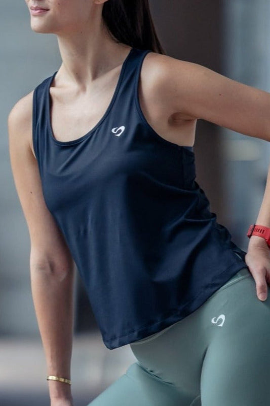 Black Tank Top - Summer Tank Top Black - SandActive