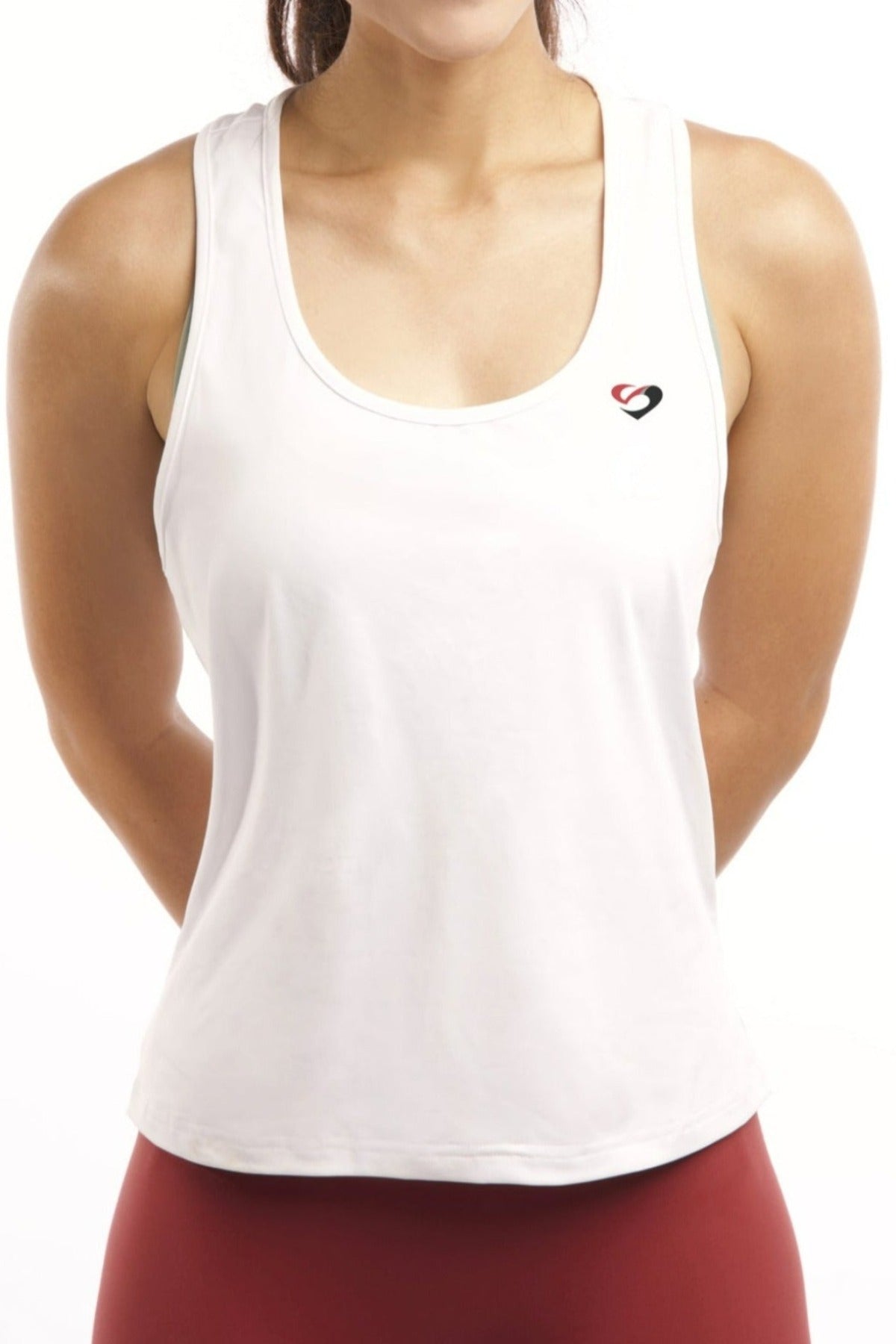 Summer Tank Top - Zesty White Summer Tank Top - SandActive