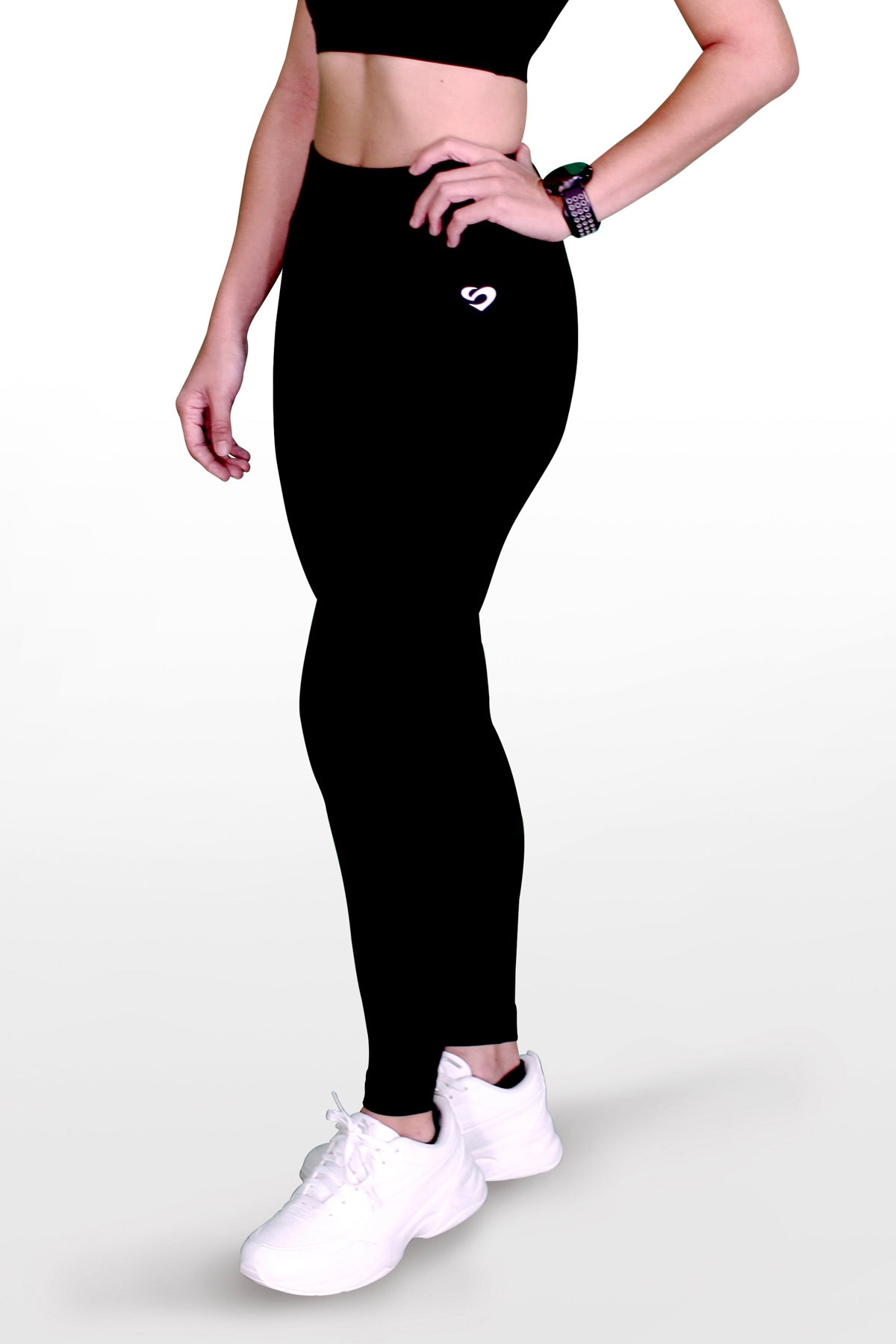 LUXE Anti-slip Legging With Back Pocket Black