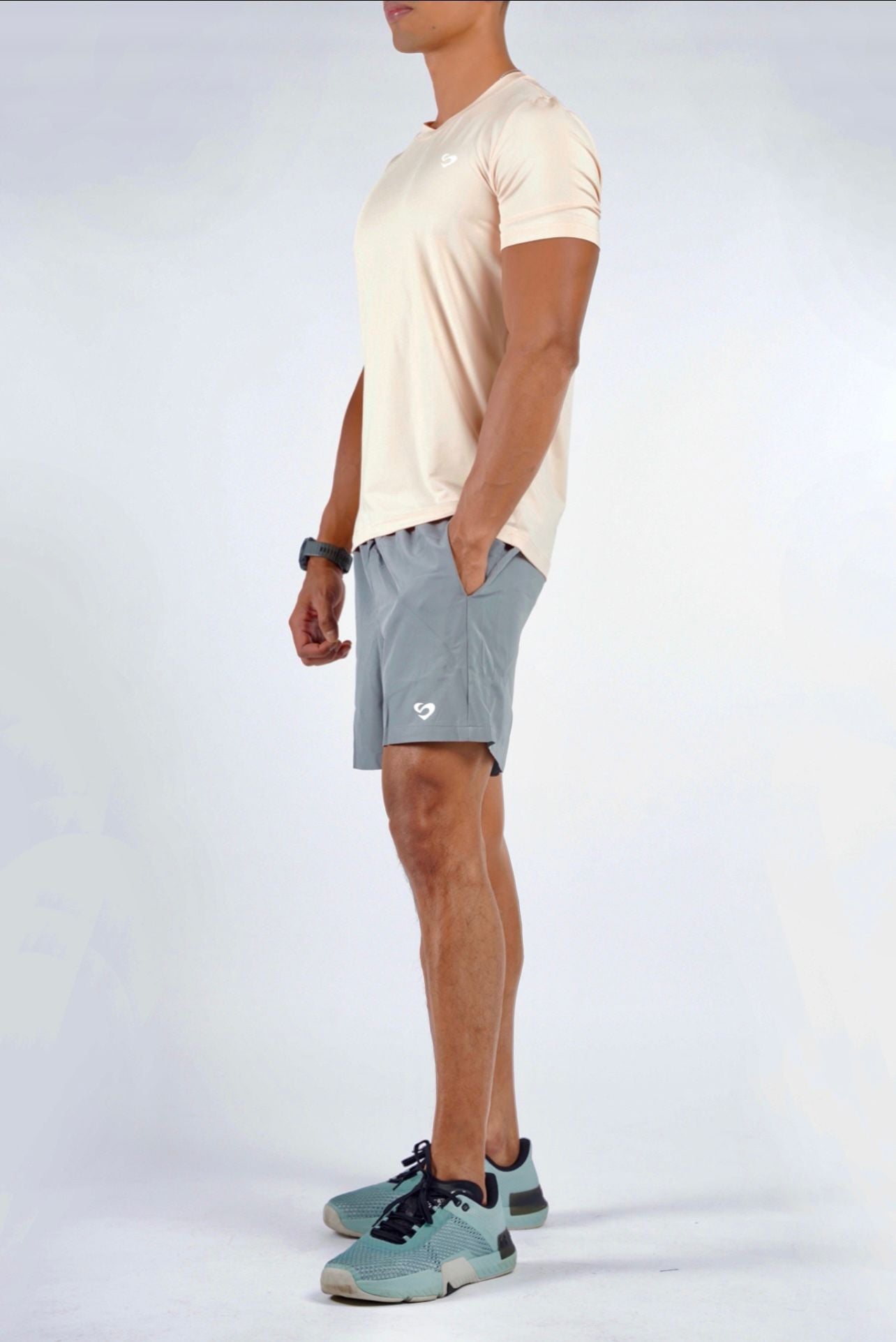 Men's Peach T-Shirt - Men's Everyday T-shirt Peach - SandActive
