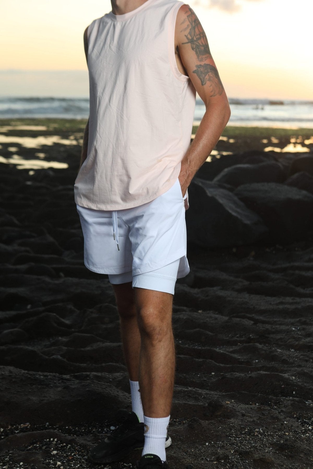 Men’s 7” 2-in-1 Energy Shorts – Dual-Layer Support - SandActive