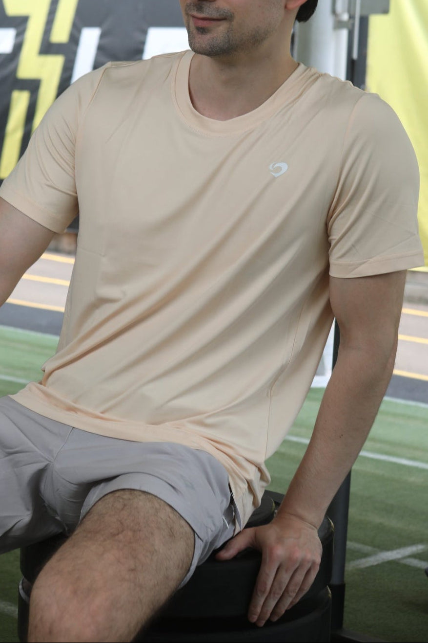 Men's Peach T-Shirt - Men's Everyday T-shirt Peach - SandActive