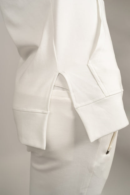 White Sleeveless Hoodie - Unisex Hoodie White - SandActive