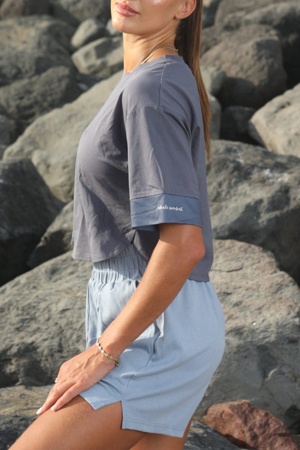 Women Boxy Tee - Women Relaxed Boxy Tee 3 colors - SANDACTIV3