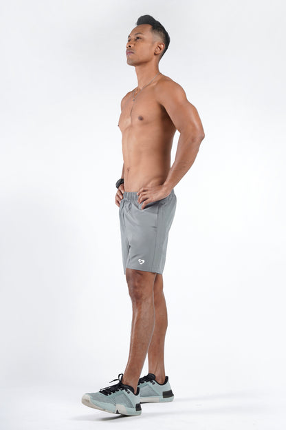 Men's 6" Shorts Light Grey - Shorts Light Grey - SandActive