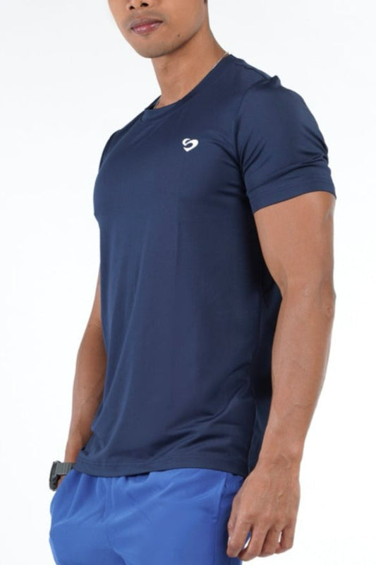 Men's Navy Blue T-shirt - Breathable & Comfortable - SandActive