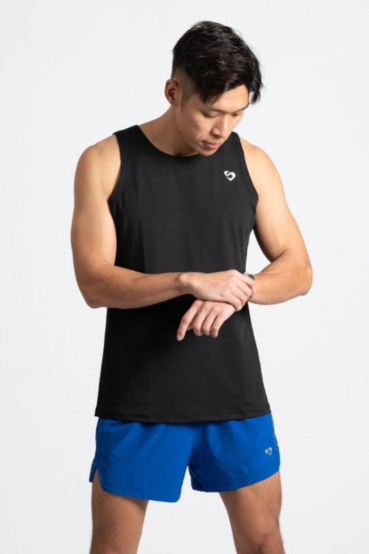 Men's Black Tank - Men's Everyday Tank Black - SandActive